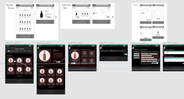 Creating a high-fidelity prototype based on wireframes with Figma