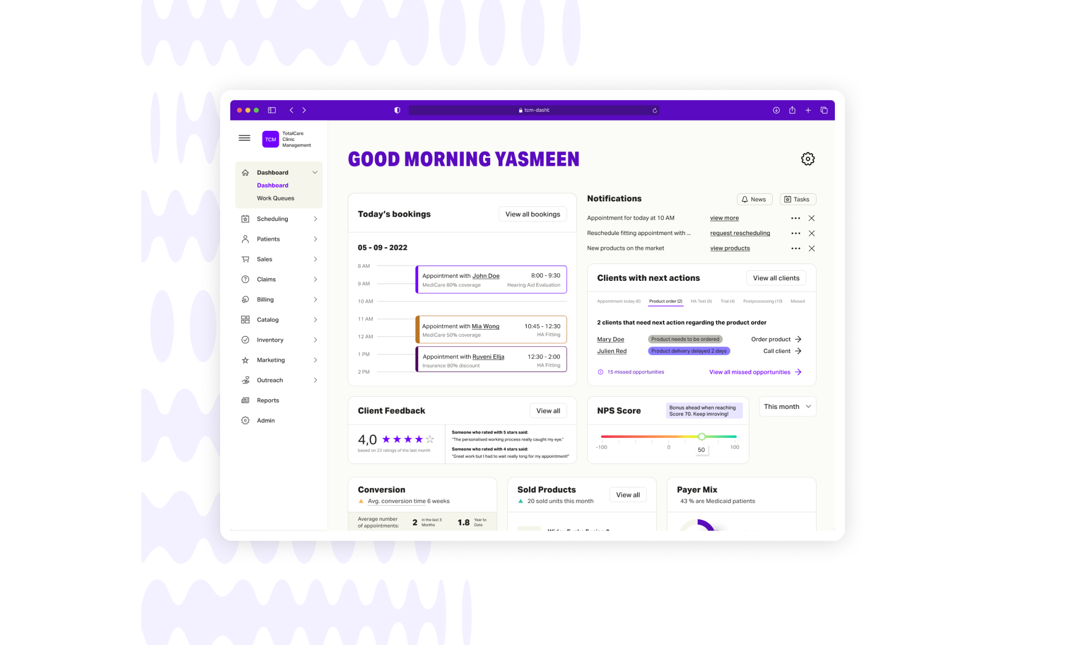 WSA Dashboard