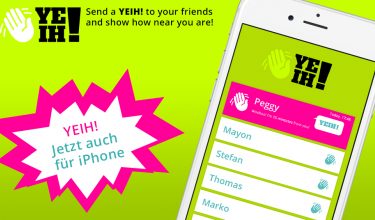 BRANDNEU: YEIH! App für iOS und Android!